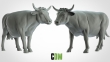 CKM3DIP-68 - 1:72 Scale - Cow (5 Pack)