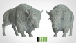 CKM3DIP-148 - 1:87 Scale - Bison