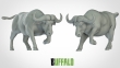 CKM3DIP-139 - 1:87 Scale - Buffalo (2 Pack)