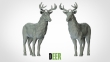 CKM3DIP-159 - 1:72 Scale - Deer - New Pose 3 (5 Pack)