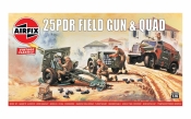 1:76 Scale - 25 Pdr Field Gun and Quad