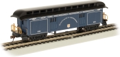 HO Scale - Old Time Baggage Car With Rounded End Clerestory Roof - B&O - Royal Blue