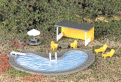 HO Scale Swimming Pool and Accessories