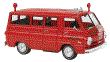 BREK93439 - 1:87 Dodge A100 Bus - Fire Department