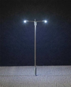 HO Scale - Pole-Mast Double-Arm LED Street Light