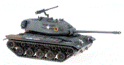 1:87 Scale - M41 Walker Bulldog Light Tank 