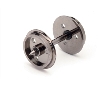 HORNR8097 - 12.6 Diameter Metal 3 Hole Disc Wheel Axle Set