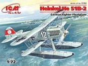 1:72 Scale - Heinkel HE 51B-2 - German Floatplane Fighter