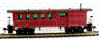 MANT718520 - PRR 1860 Combine Wooden Passenger Car