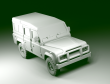 CKMBERG1738 - 1:72 Scale - Land Rover 110 Station Wagon Bulbar
