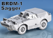 CKMBERG67 - 1:100 Scale - BRDM - 1 - Sagger Closed