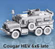 CKMBERG410 - 1:100 Scale - Cougar 6x6 HEV Late, Mid Turret Open, Dome Retracted