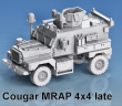 CKMBERG2 - 1:87 Scale - Cougar 4x4 Late - Turret Open - Front Dome Retracted