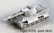 CKMBERG665 - 1:!00 Scale - Tiger II (H) - Part Skirt