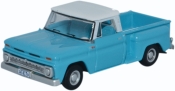 1:87 Scale - Chevrolet Step Side Pick Up - 1965 Light Blue/White