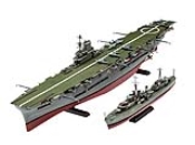 1:720 Scale - HMS Ark Royal and Tribal Class Destroyer