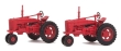 WALT949-4160 - 1:87 Scale - Farm Tractors - Red (2 Pack)