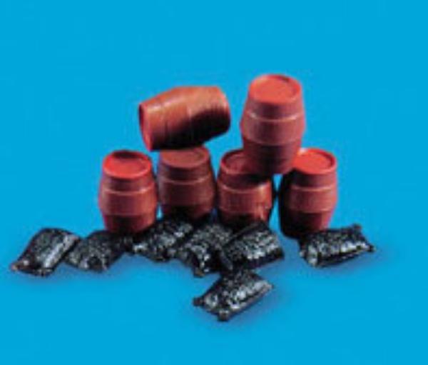 Picture of HO Scale - Sacks and Barrels