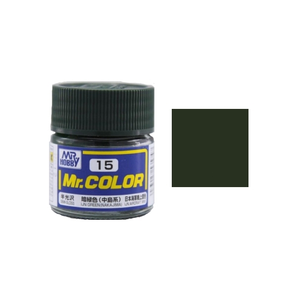 Picture of Mr Color - Semi Gloss IJN Green (Nakajima)