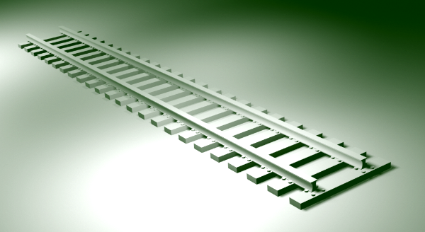 Picture of 1:72 Scale - Rail Track - Non-Working