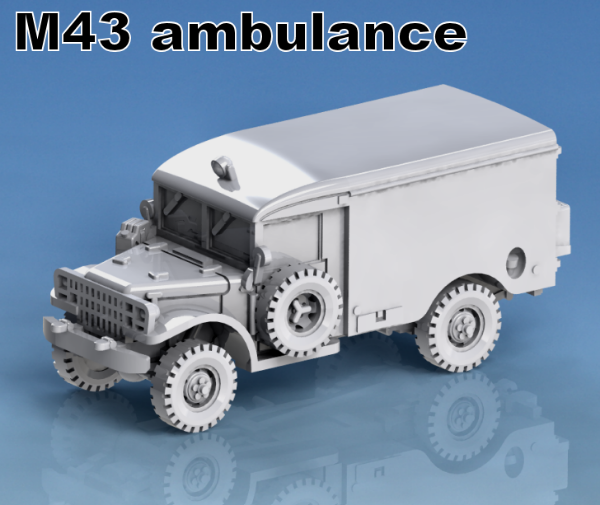 Picture of 1:100 Scale - Dodge M43 - Ambulance
