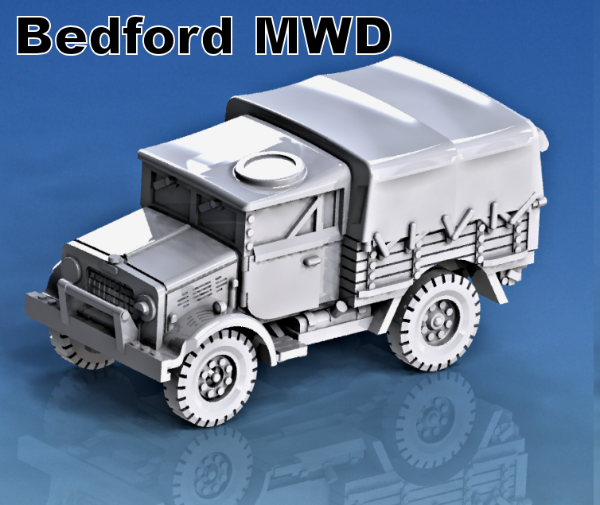 Picture of 1:72 Scale - Bedford MWD - Late, Closed, Hatch