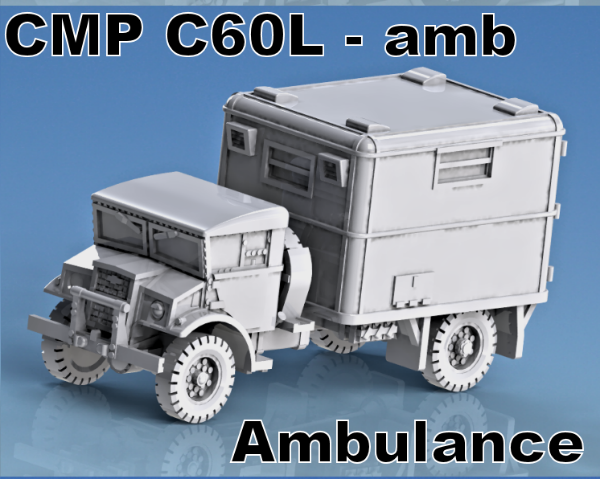Picture of 1:72 Scale - CMP C60L-AMB Ambulance - Late