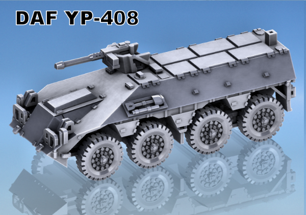 Picture of 1:100 Scale - DAF YP408 With Commander MG