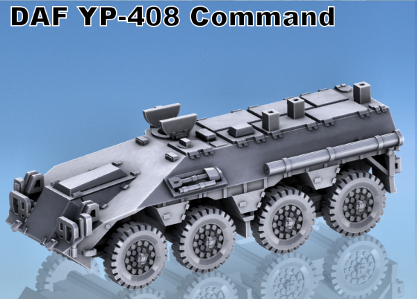 Picture of 1:87 Scale - DAF YP408 Command - Commander Hatch Open