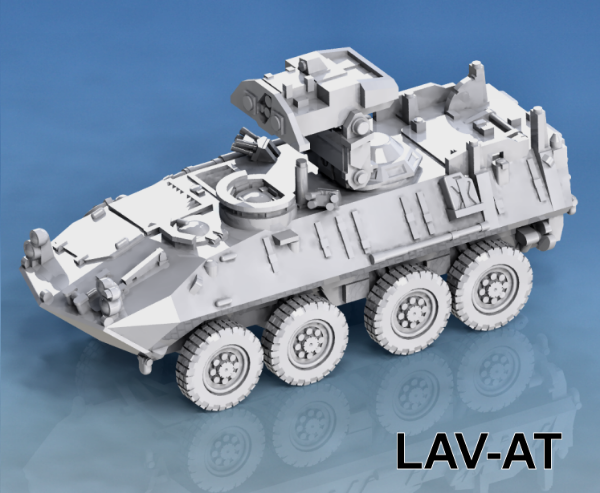 Picture of 1:100 Scale - LAV-AT - With Extended Turret