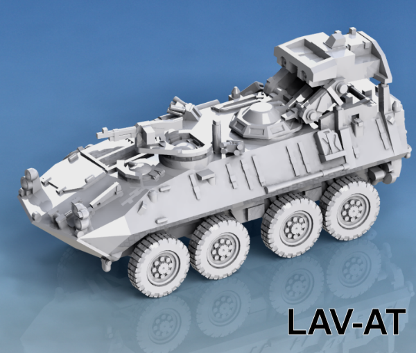Picture of 1:100 Scale - LAV-AT - With Retracted Turret