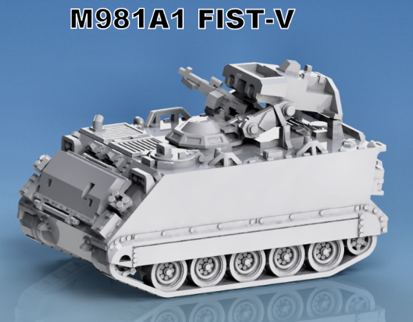Picture of 1:72 Scale - M981A1 Fist-V Late - Turret Retracted