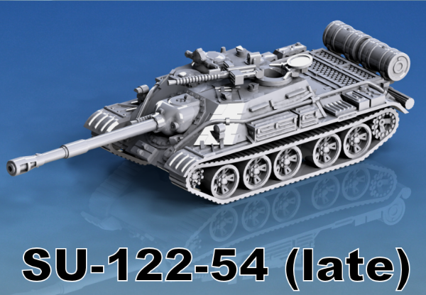 Picture of 1:100 Scale - SU-122-54 - Late, Open Turret