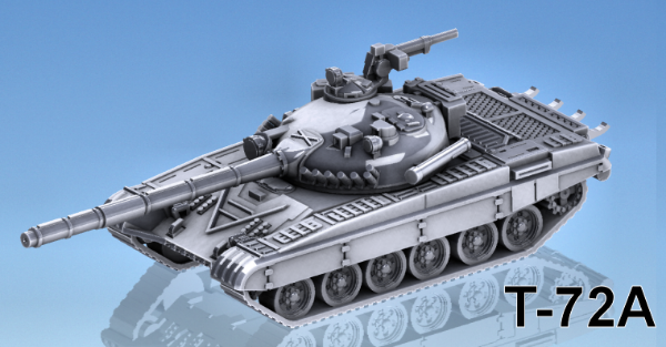 Picture of 1:87 Scale - T-72A - No Fuel, MG Cupola Closed