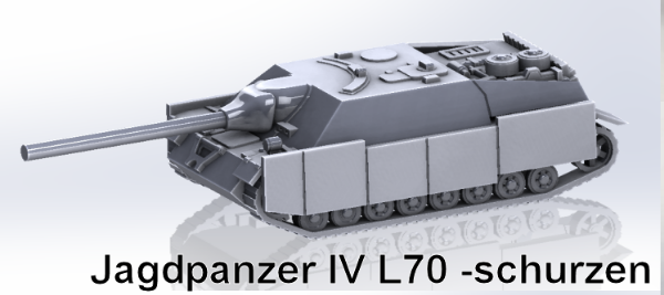 Picture of 1:87 Scale - Jagdpanzer IV L70 - Schurzen, Late, Open Idler