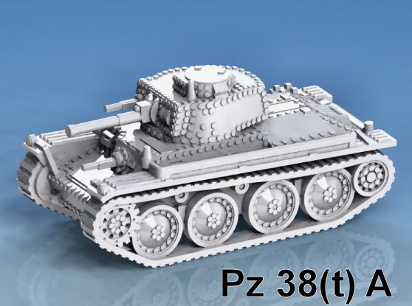 Picture of 1:72 Scale - Pzkpfw 38(t) Ausf A