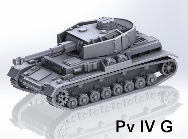 Picture of 1:100 Scale - Pzkpfw IV G - Turret Schurzen