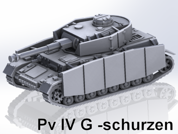Picture of 1:100 Scale - Pzkpfw IV G - Schurzen