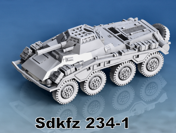 Picture of 1:100 Scale - SDKFZ 234-1 - Early