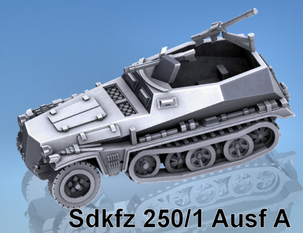 Picture of 1:72 Scale - Sdkfz 250/A1 - Mid No Bin