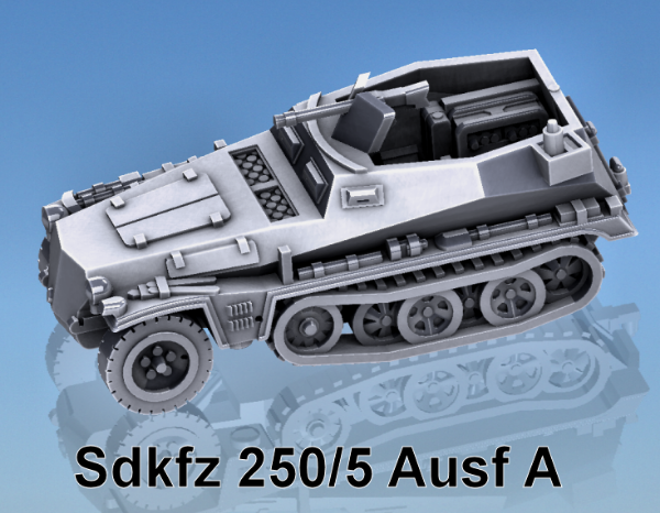 Picture of 1:72 Scale - Sdkfz 250/A5 - Mid, No AA MG