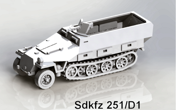 Picture of 1:72 Scale - Sdkfz 251/D1