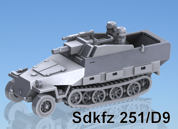 Picture of 1:72 Scale - Sdkfz 251/D9 Stummel