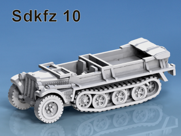 Picture of 1:87 Scale - Sdkfz 10 Ausf B - Tow