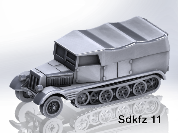Picture of 1:100 Scale - Sdkfz 11 - Closed
