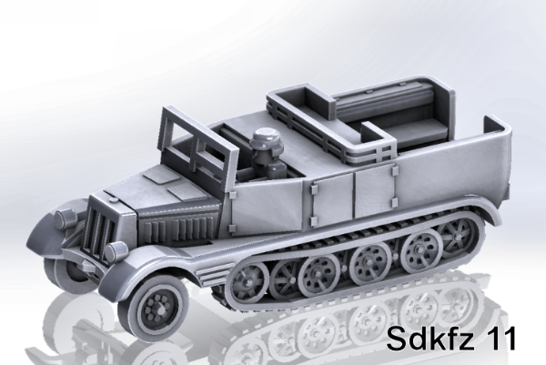 Picture of 1:72 Scale - Sdkfz 11 - Window Up