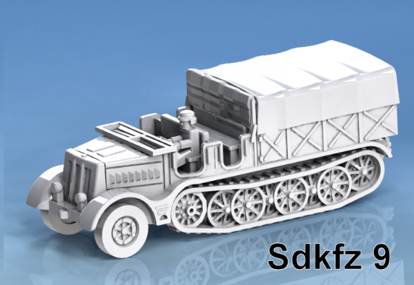 Picture of 1:87 Scale - Sdkfz 9 Famo - Open, Closed