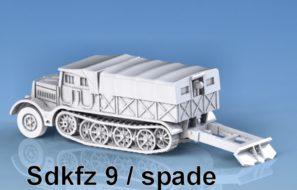 Picture of 1:72 Scale - Sdkfz 9 Famo With Spade - Closed, Closed