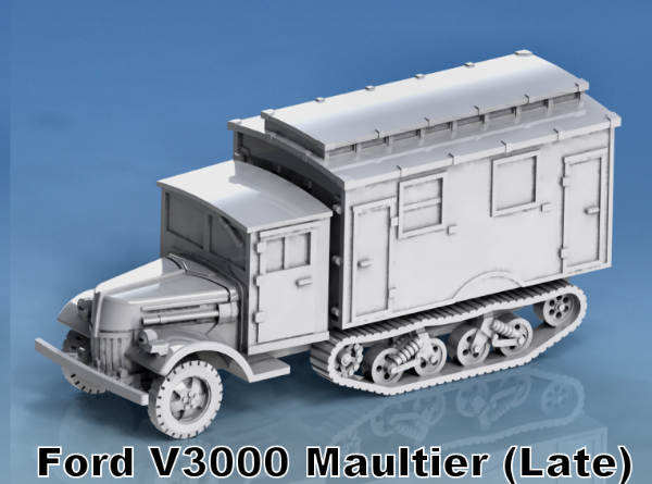 Picture of 1:100 Scale - Ford V3000 Maultier - Late Ambulance