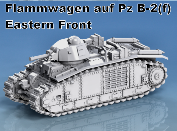Picture of 1:100 Scale - Flammwagen auf Pzkpfw B-2(f) - Early